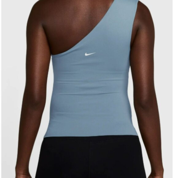 NIKE: Zenvy Dri-FIT Asymmetrical Tank Top - Picture 2 of 6